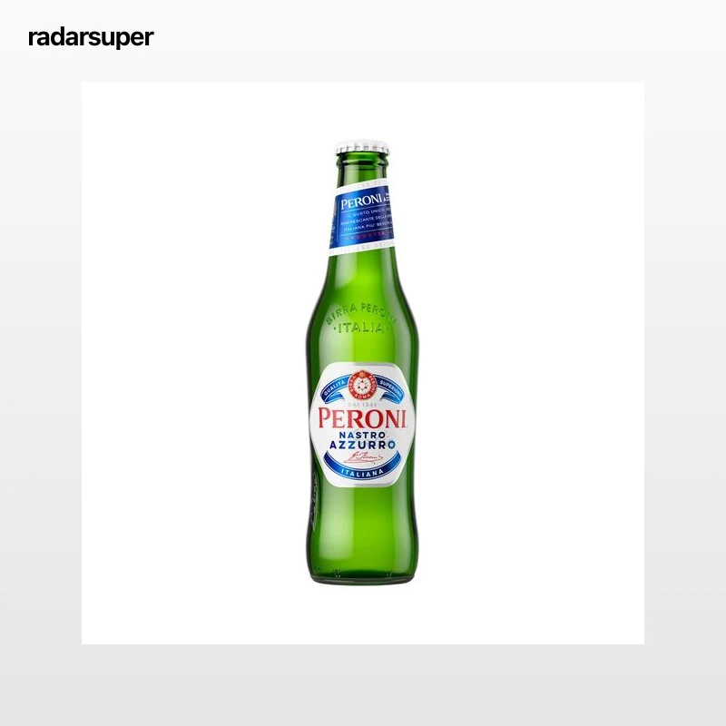PERONI Nastro azzurro Cerveza italiana 0,0 botella 33 cl.