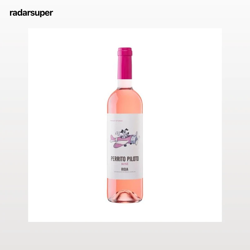 PERRITO PILOTO  Vino rosado clarete con D.O. Ca. Rioja botella 75 cl.