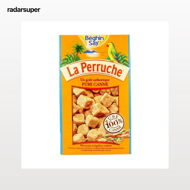 LA PERRUCHE Azúcar moreno de caña en terrones 750 g.