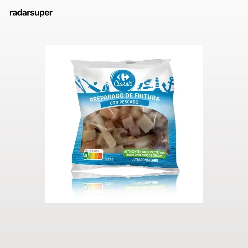 Pescado para fritura congelado Carrefour 600 g