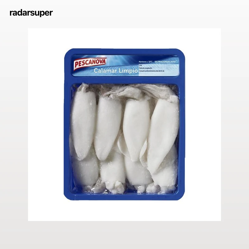 PESCANOVA Calamares limpios ultracongelados PESCANOVA 400 g.