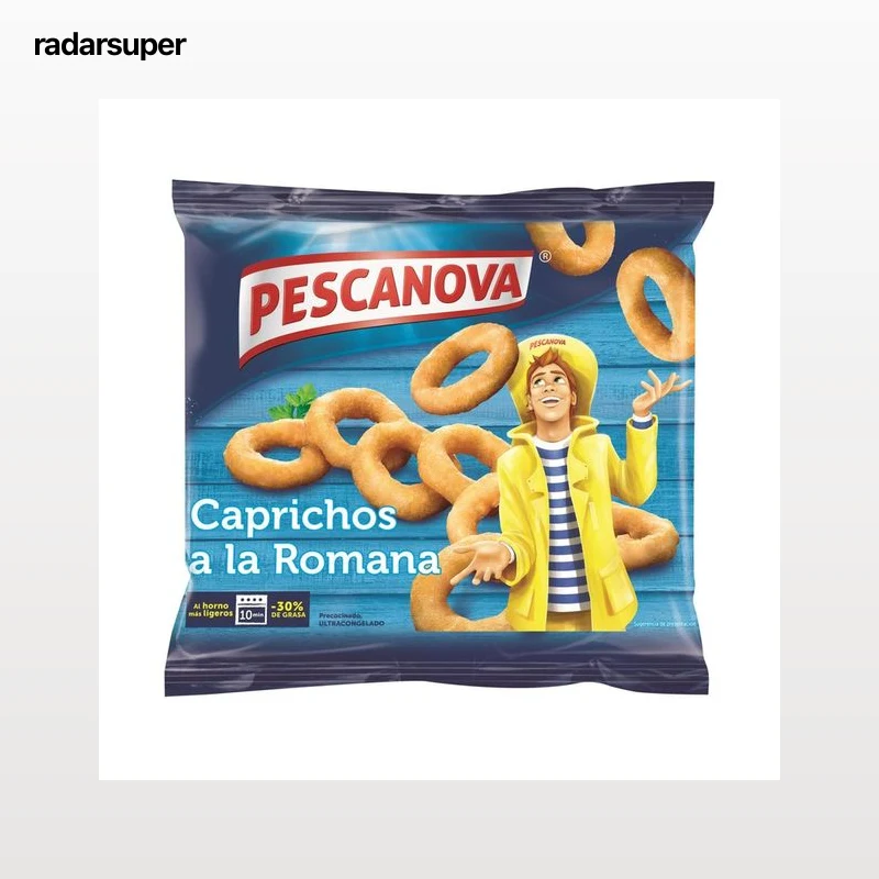 PESCANOVA Caprichos de potón en anillas a la romana 400 g.