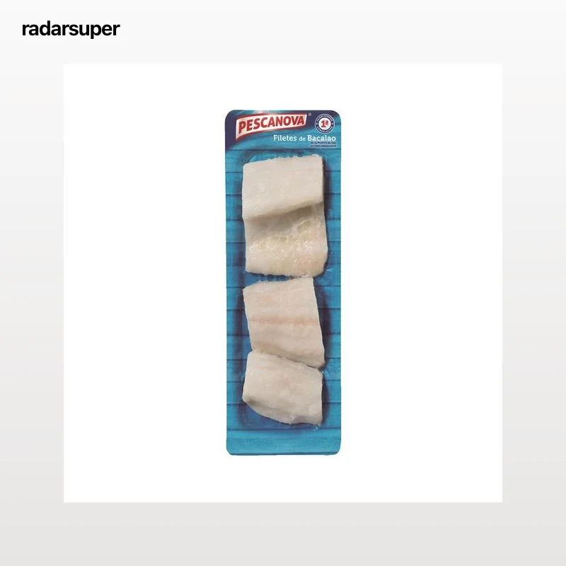 PESCANOVA Filetes de bacalao ultracongelados y en su punto de sal PESCANOVA 400 g.