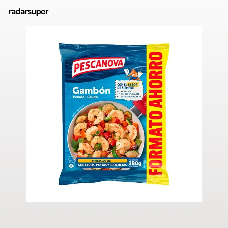 PESCANOVA Gambón pelado crudo 380 g.