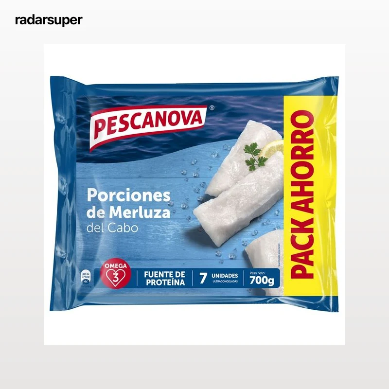 PESCANOVA Porciones de merluza del cabo (7 uds.) 700 g.