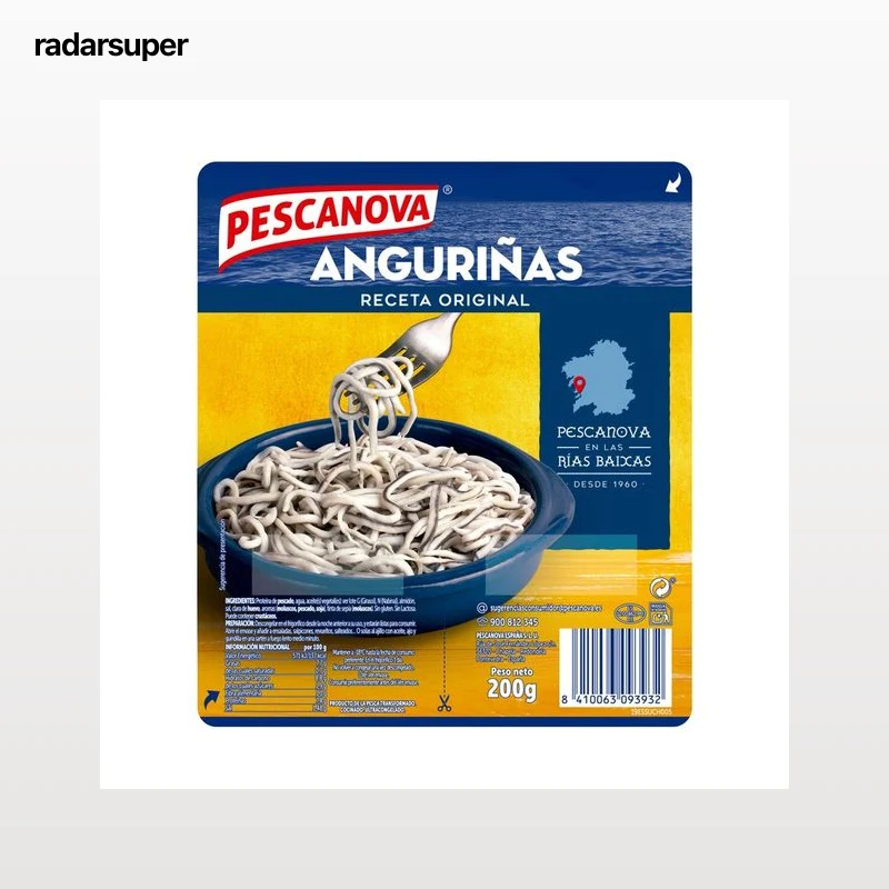 PESCANOVA Sucedáneo de angulas congeladas (receta original) 200 g.