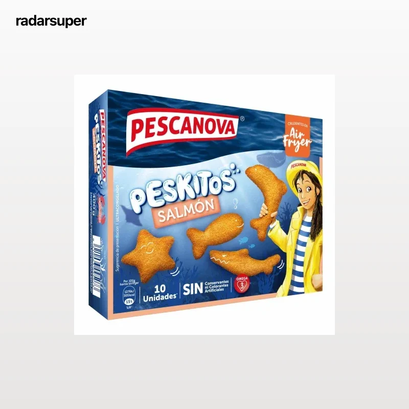 Peskitos de salmón Pescanova 400 g.