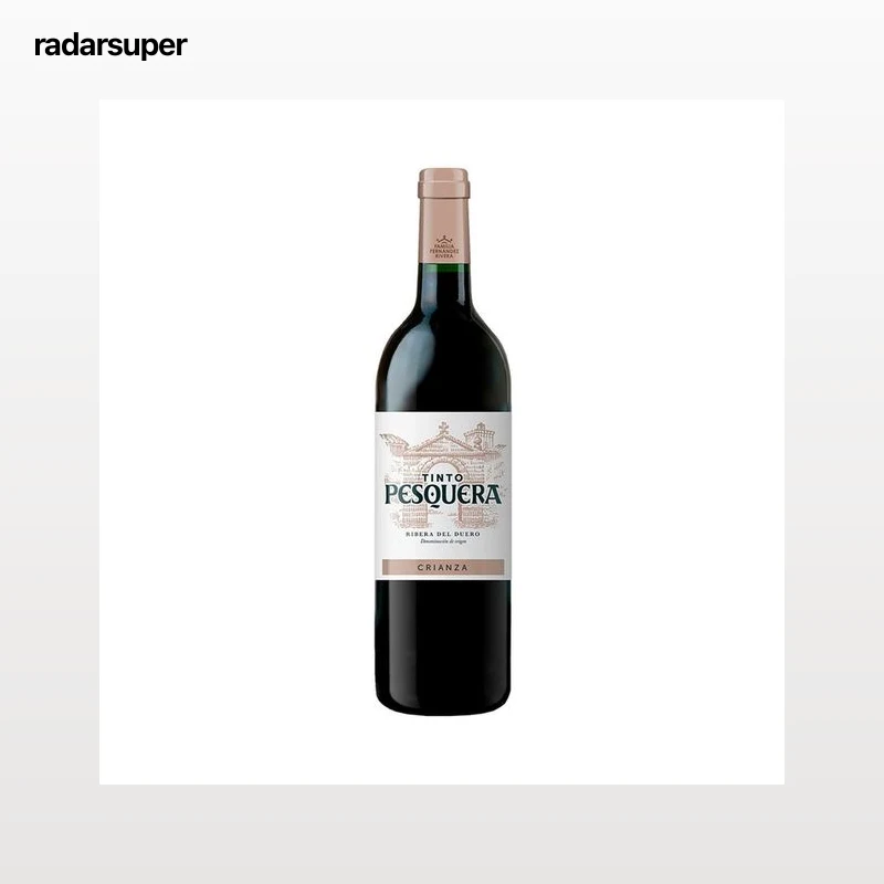 PESQUERA  Vino tinto crianza con D.O. Ribera del Duero botella 75 cl.