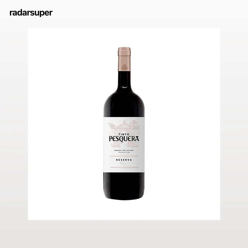 PESQUERA  Vino tinto reserva con D.O. Ribera del Duero PESQUERA botella de 75 cl.