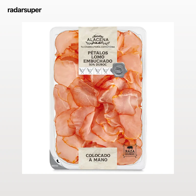 Pétalos de lomo 50% duroc Dia Nuestra Alacena 80 g