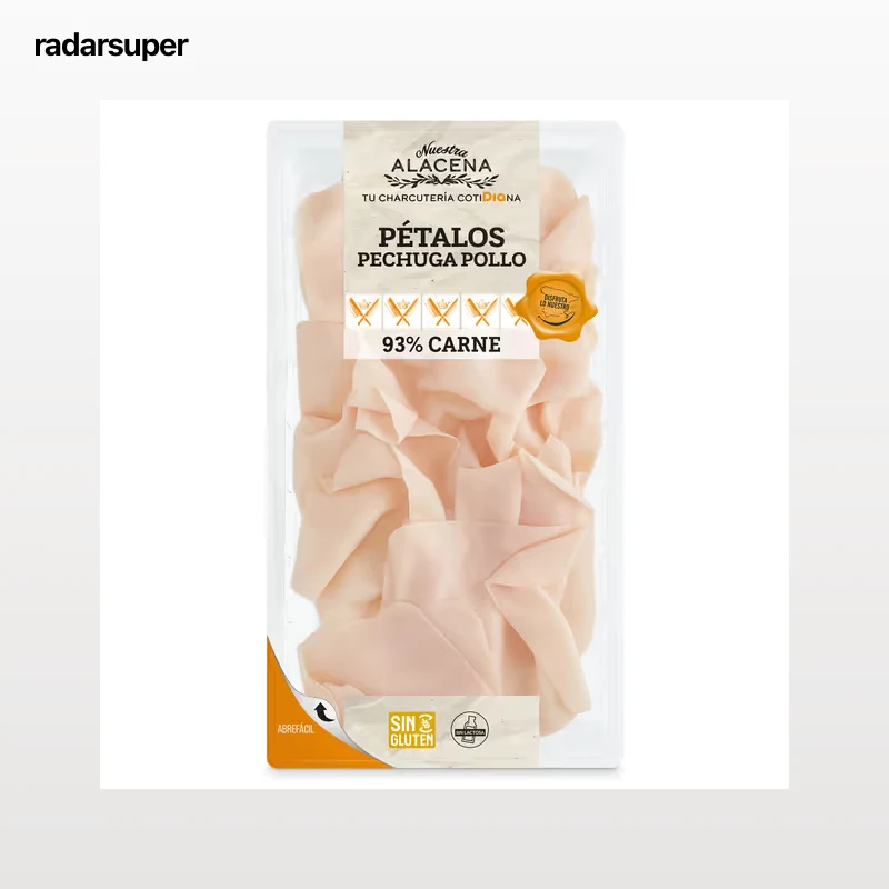 Pétalos de pechuga de pollo Dia Nuestra Alacena 90 g