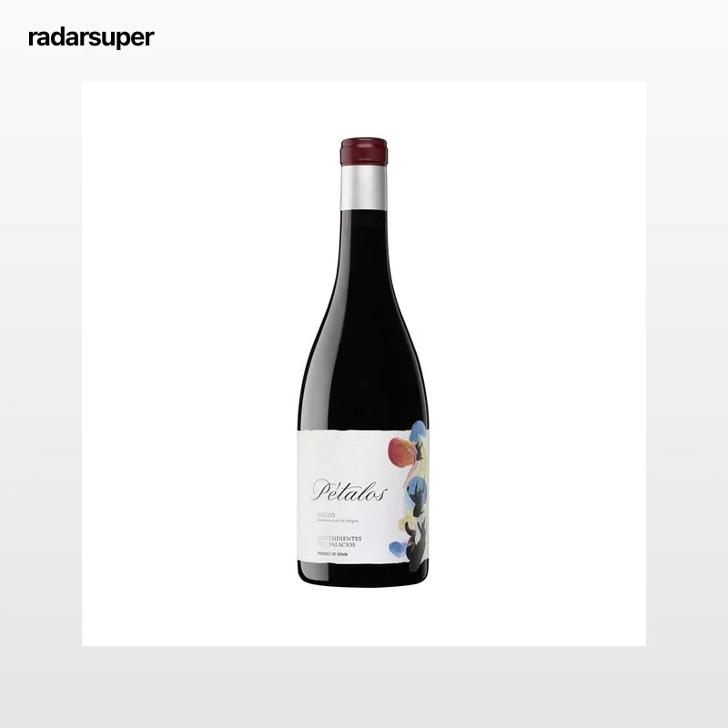 PÉTALOS Vino tinto con D.O. P. Bierzo botella 75 cl.