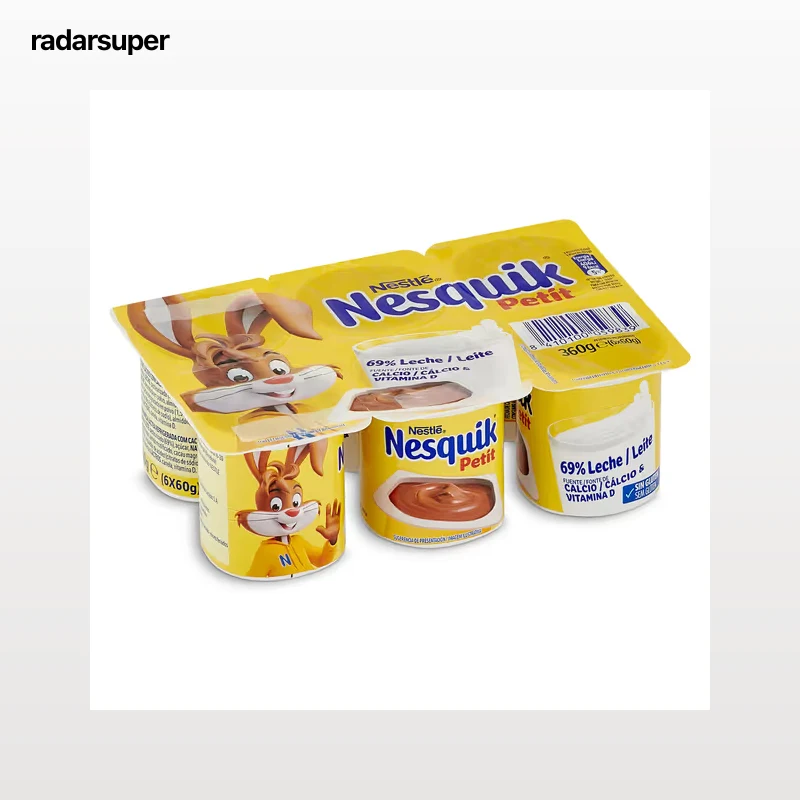 Petit de chocolate Nesquik pack 6 x 60 g