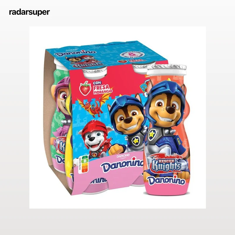 Petit líquido Bebedino Danonino pack 4 fresa