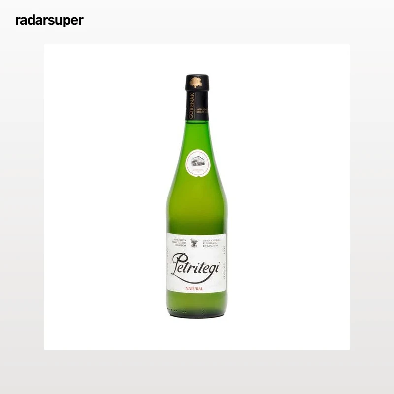 PETRITEGI Sidra natural elaborada en Gipuzcoa botella 75 cl.