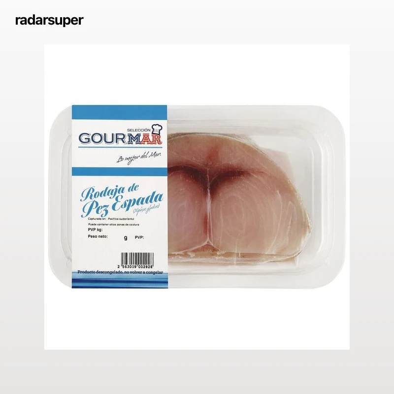 Pez Espada Rodaja Gourmar bandeja
