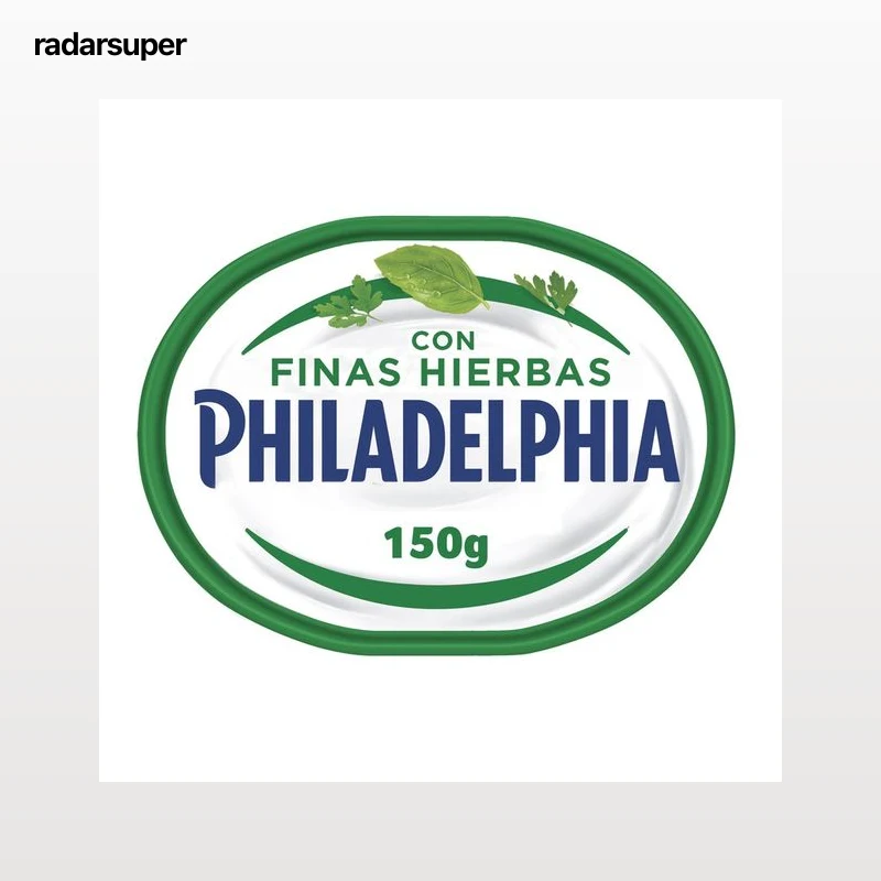 PHILADELPHIA Queso con finas hierbas para untar PHILADELPHIA ORIGINAL 150 g.