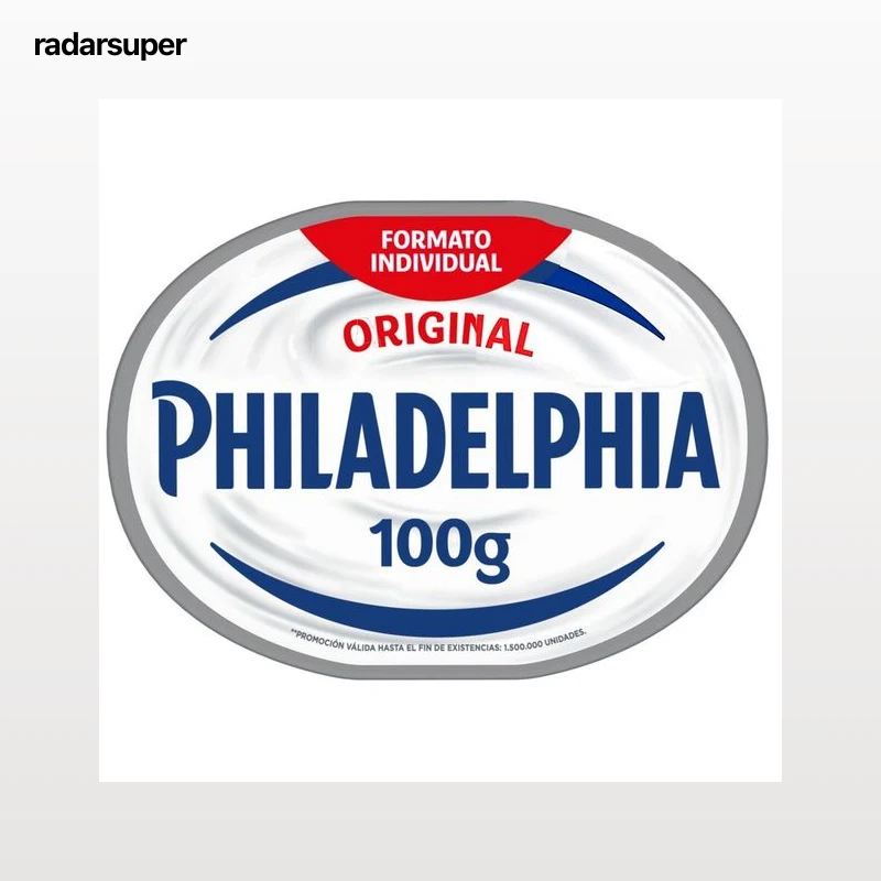 PHILADELPHIA Queso untable natural de 100 g.