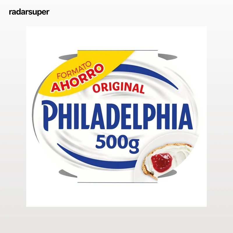 PHILADELPHIA Queso de untar formato ahorro PHILADELPHIA 2 x 250 g.