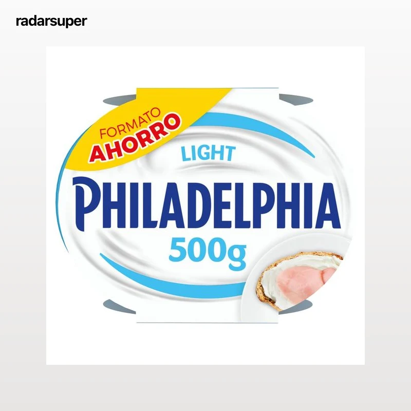 PHILADELPHIA Queso de untar light formato ahorro PHILADELPHIA 2 x 250 g.