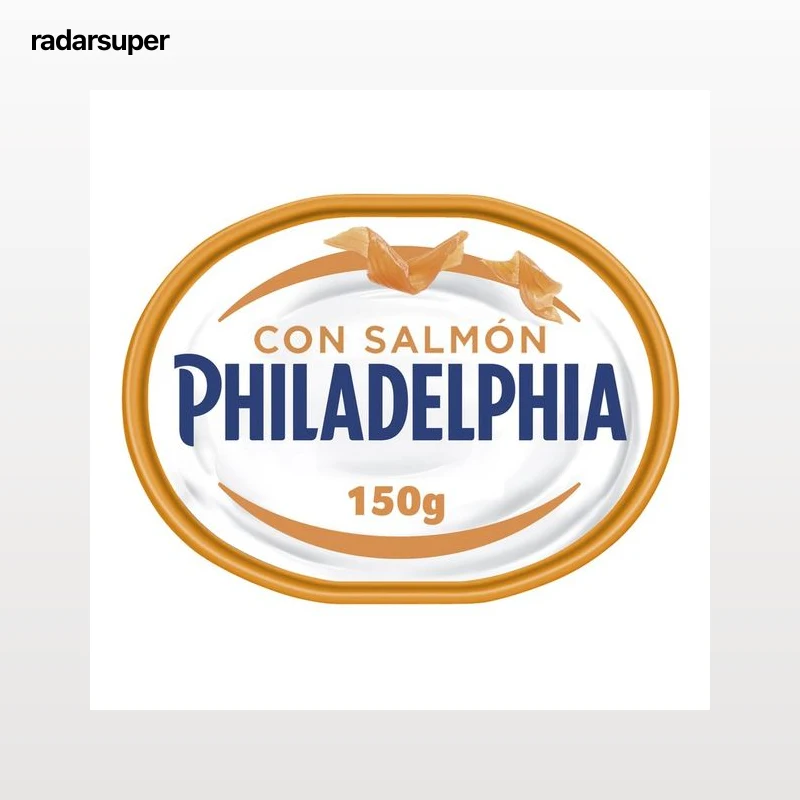 PHILADELPHIA Queso de untar con salmón PHILADELPHIA sabores 150 g.