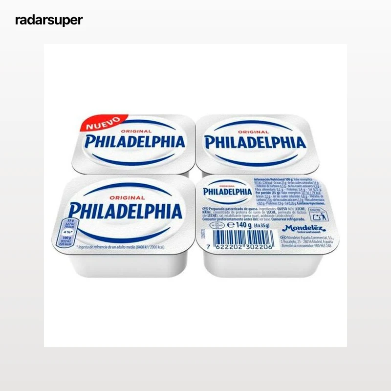 PHILADELPHIA Untable natural 4X35g