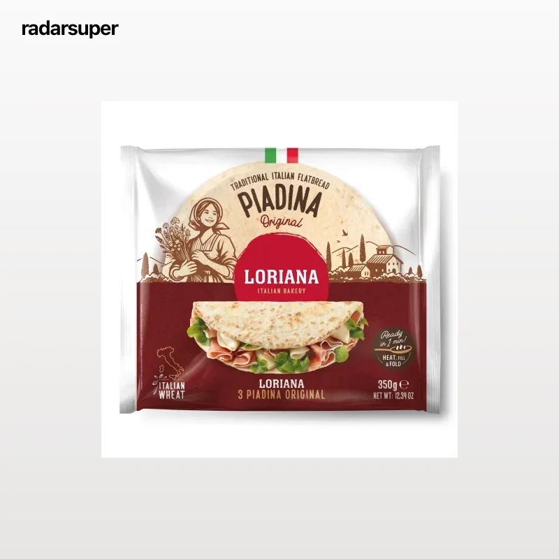 Piadina sfogliatissima Loriana 350 g.