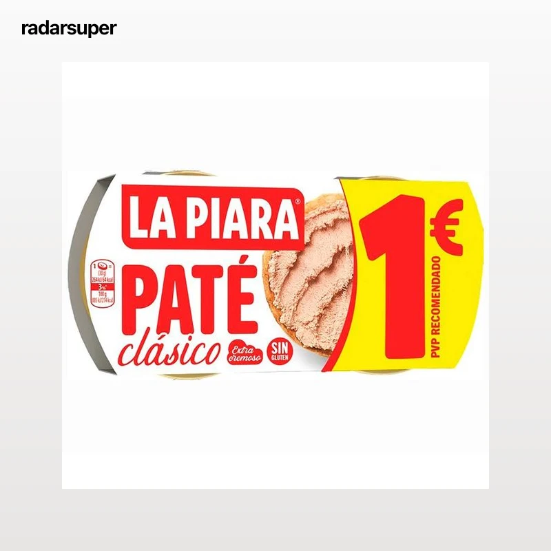 LA PIARA Paté clásico 2 x 75 gr.