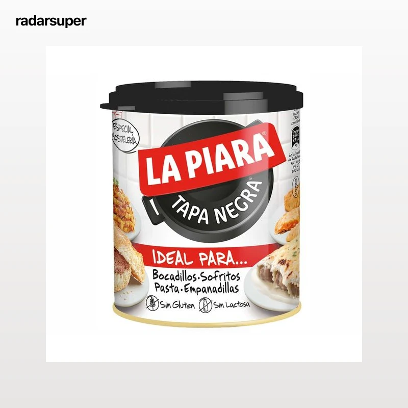 LA PIARA Paté de hígado de cerdo Tapa Negra lata de 225 g.