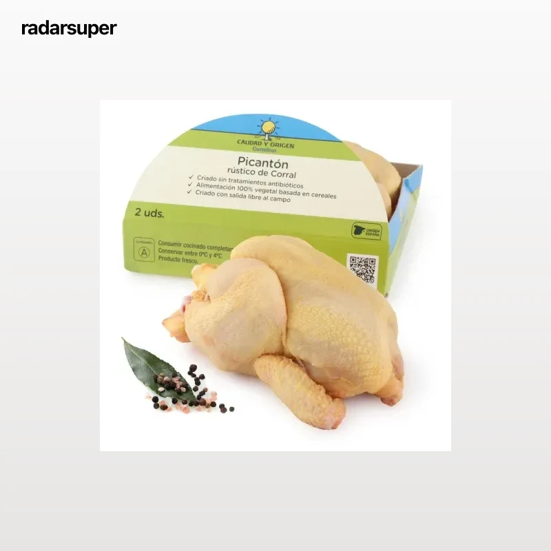 Picantones Rústicos Frescos Círculo de Calidad 1 kg aprox