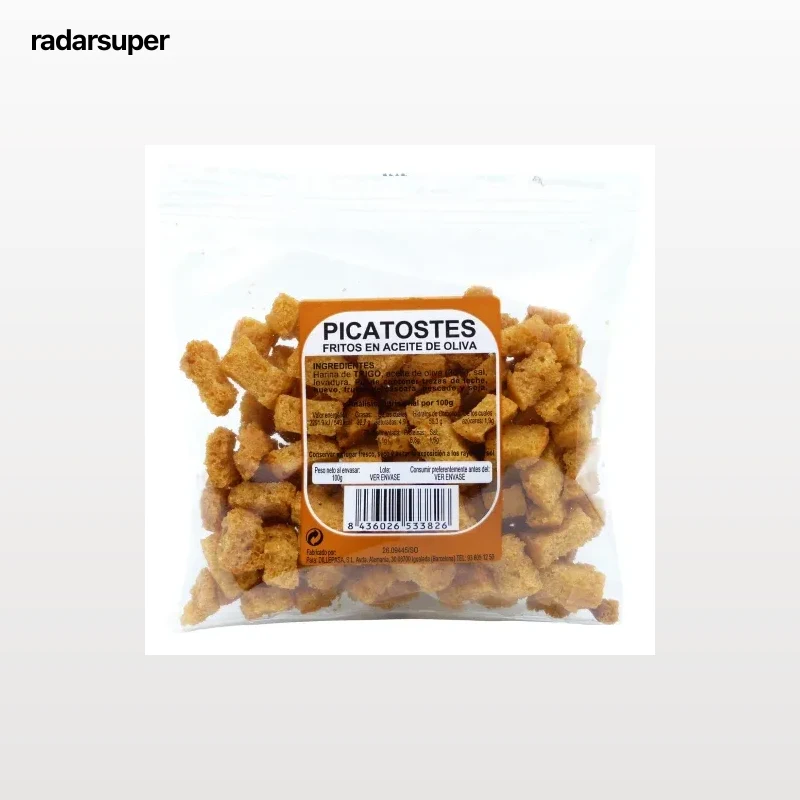Picatostes de pan fritos en aceite de oliva 100 g