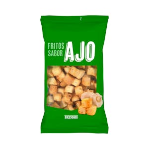 Picatostes fritos con ajo
