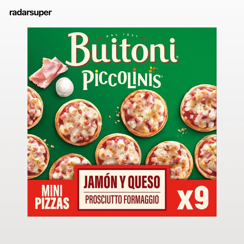 Piccolinis Buitoni 270g queso y jamón