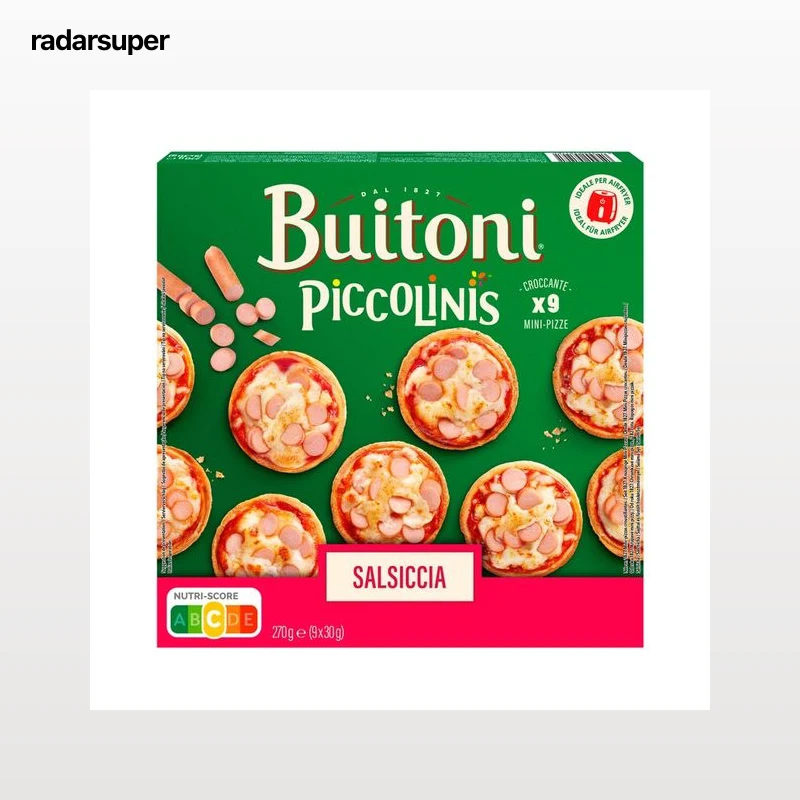PICCOLINIS de salchichas frankfurt y queso de Buitoni 9 x 30 g.