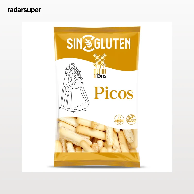 Picos de pan sin gluten El molino de Dia 100 g
