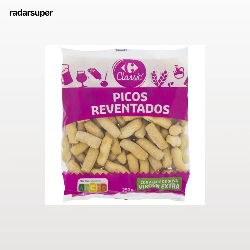 Picos reventados Classic Carrefour 250 g.