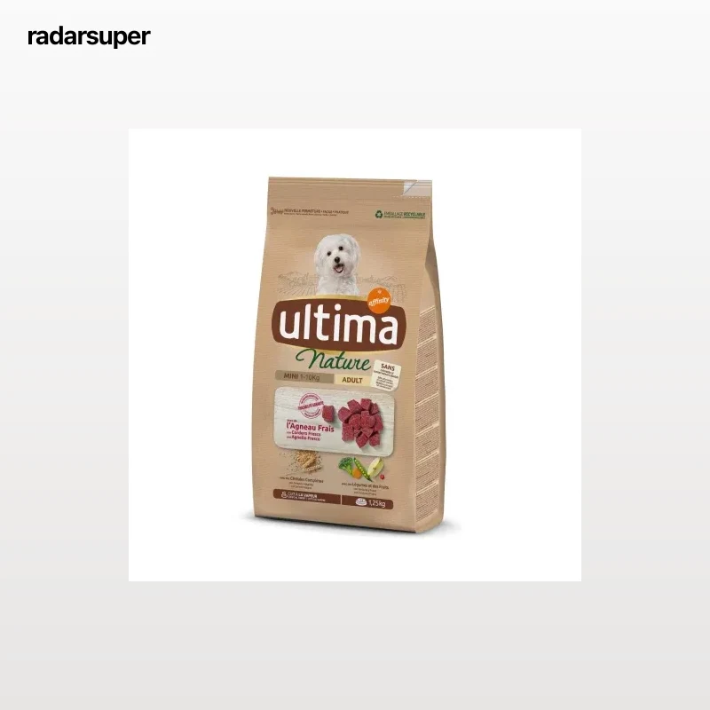Pienso de cordero para perro adulto mini Ultima Nature Dog 1,25 Kg.