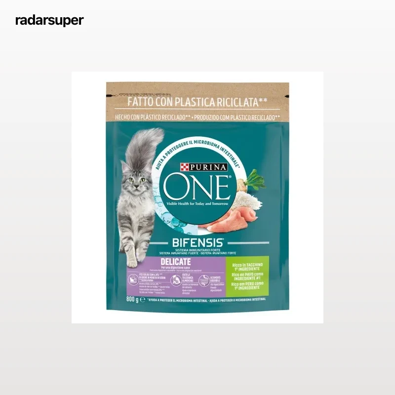 Pienso de pavo para gatos Delicate One Delicate Purina One  800 g