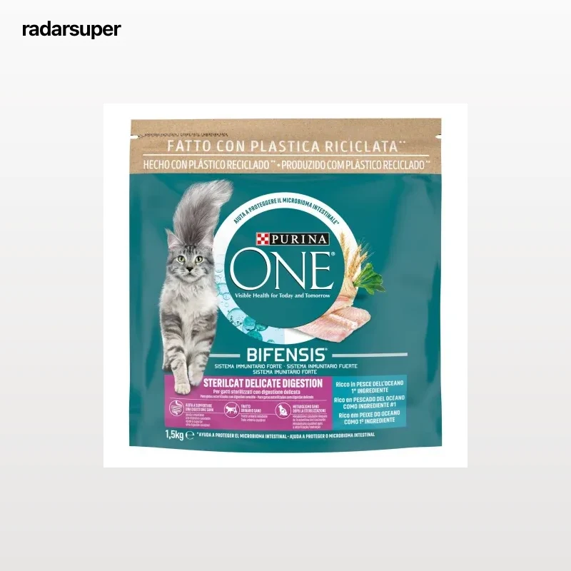Pienso de pescado para gatos sensitive Purina One 1,5 kg