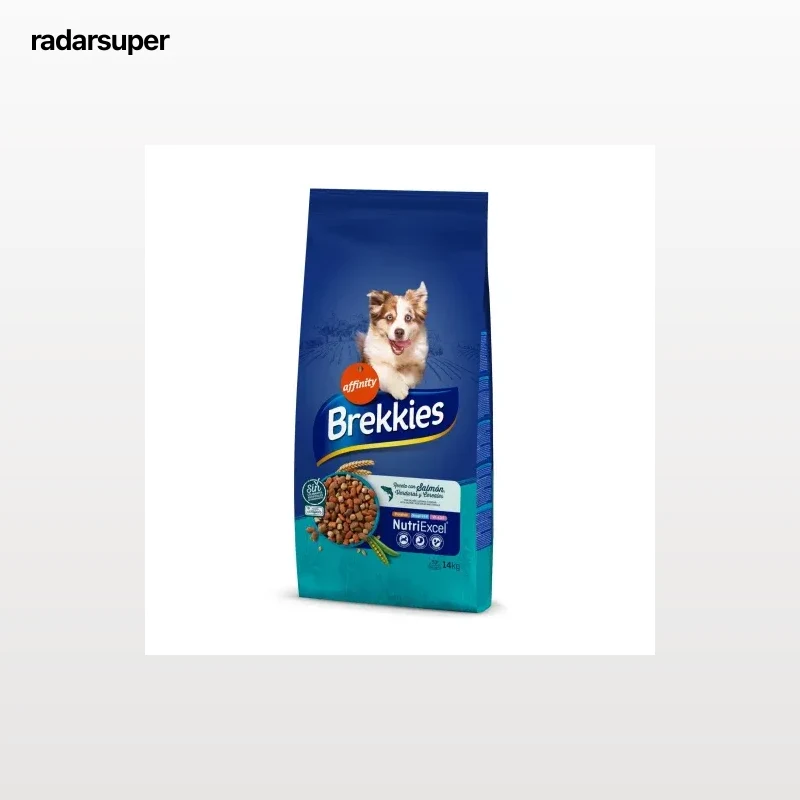 Pienso de salmón para perro Brekkies 14 Kg.