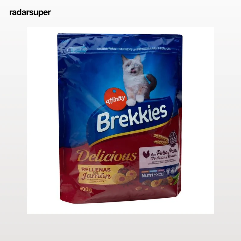 Pienso gato Brekkies Deliciuos 900g