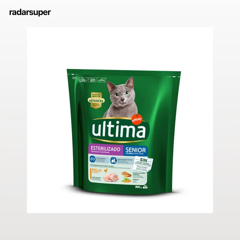 Pienso gato senior esterilizado Ultima 800g