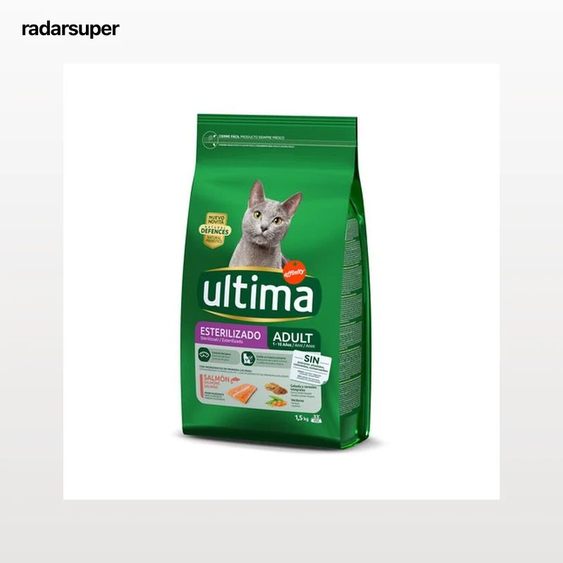 Pienso gato Ultima esterilizado salmón 1,5kg