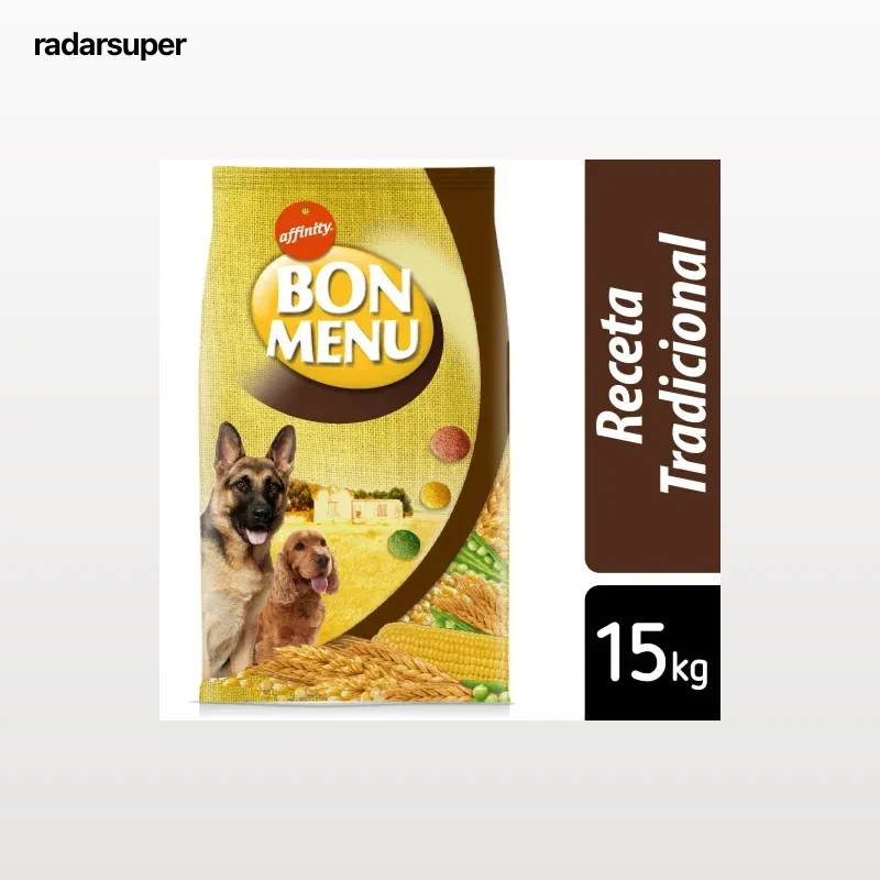 Pienso para perro adulto Receta Tradicional Bon Menú 15 Kg.