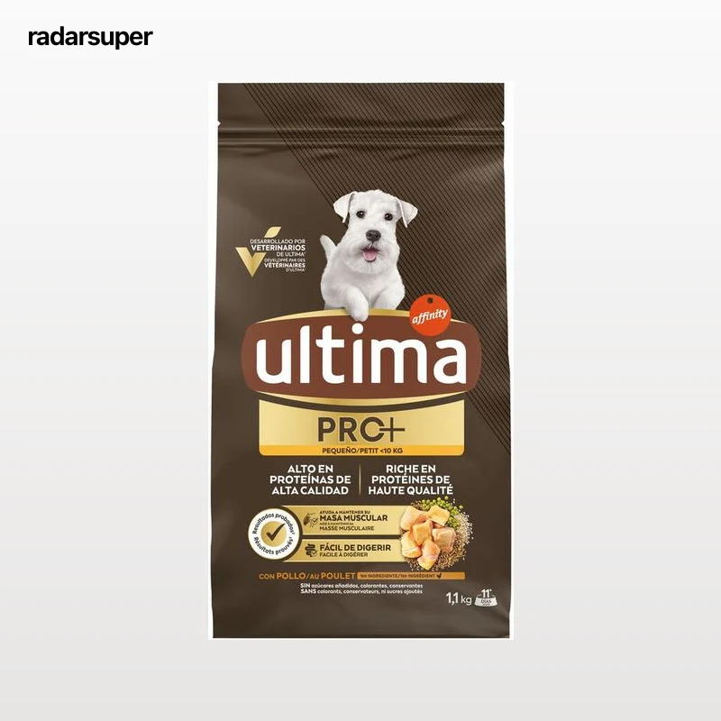 Pienso para perro mini Ultima PRO+ pollo 1,1Kg