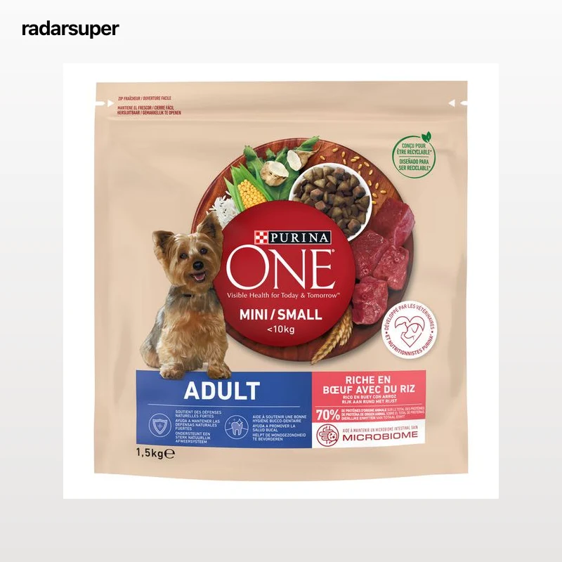 Pienso perro One adulto buey y arroz 1,5kg