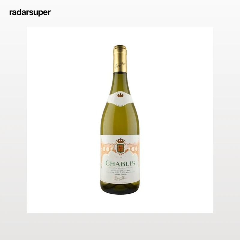 PIERRE CHANAU Chablis Vino blanco elaborado en Francia botella 75 cl.