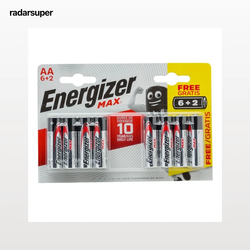 Pila Energizer AA lr06 6+2 uds