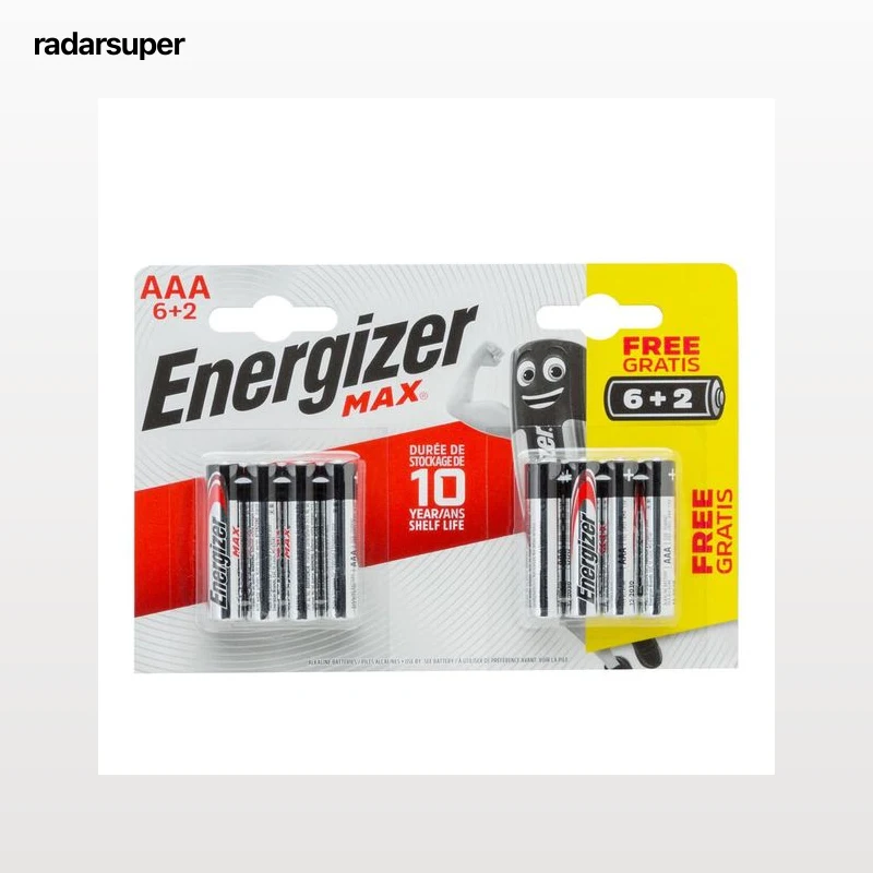 Pila Energizer AAA lr03 6+2 uds