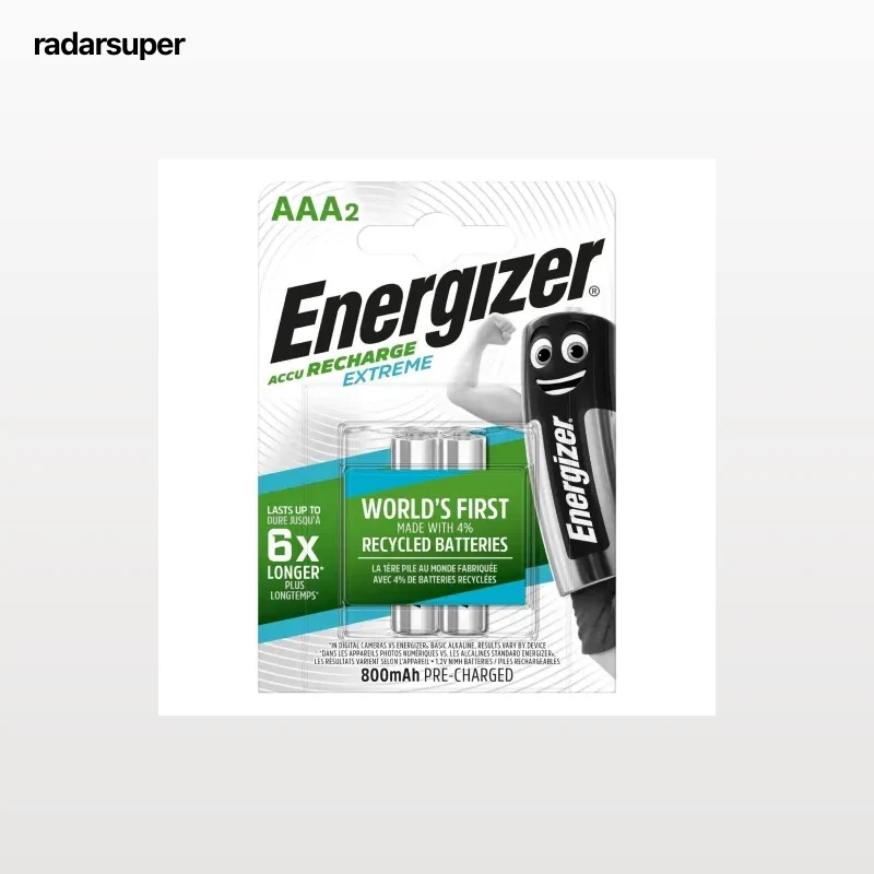 Pila Recargable 2 ud HR03 Extreme 800 MAH Energizer
